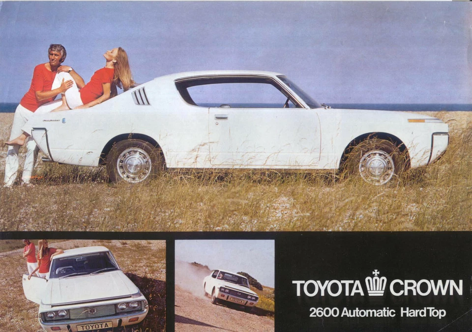 Toyota Crown 2600 Hardtop 1971-73 Original UK Sales Brochure - Image 1 of 1
