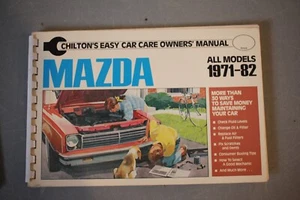 Chilton's MAZDA easy care owners manual 1971 -82 all models - Picture 1 of 1