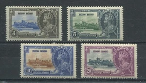Hong Kong KGV 1935 Silver Wedding set mint o.g. hinged - Picture 1 of 1