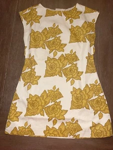 Gurls Mia Joy Gold Cream Sleeveless A-Line Dress size 5 V-15 - Picture 1 of 3