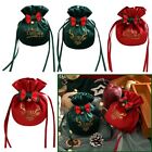Bags Christmas Gift Drawstring Pouch Gift Bag Velvet Pouch Candy Storage Bags