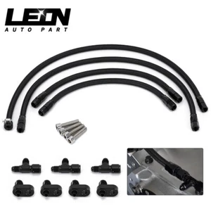 LS LSX Steam Vent Kit -4 AN LS1 LS6 LS2 LS7 LM7 Coolant Crossover STAINLESS STL - Bild 1 von 11