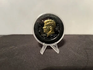 Kennedy 100th Birthday Celebration 1917-2017 BLACK RUTHENIUM & 24k GOLD CLAD - Bild 1 von 5