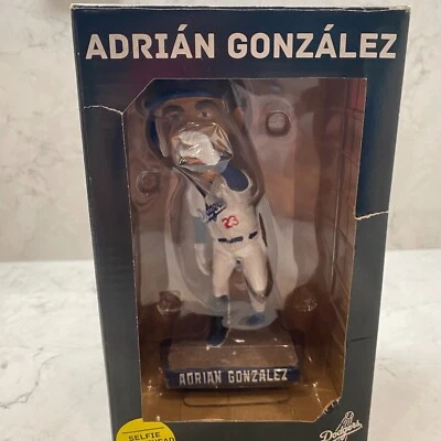 Estatueta Dodgers #23 Adrián González primeira base Bobblehead 2017 - Imagem 1 de 4