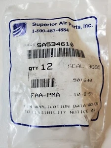 Superior Air Parts SA534610 Push Rod Housing Seals FAA-PMA Lot of 12 - Picture 1 of 2