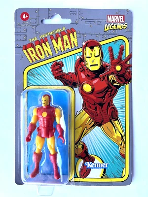 Marvel Legends Iron Man Retro 3.75 Figure Kenner 2020 Pulse #1 1st Edition New - Image 1 of 3