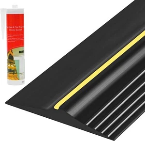 10Ft Universal Garage Door Bottom Threshold Seal Strip with 10Oz Building Sealan - Picture 1 of 12