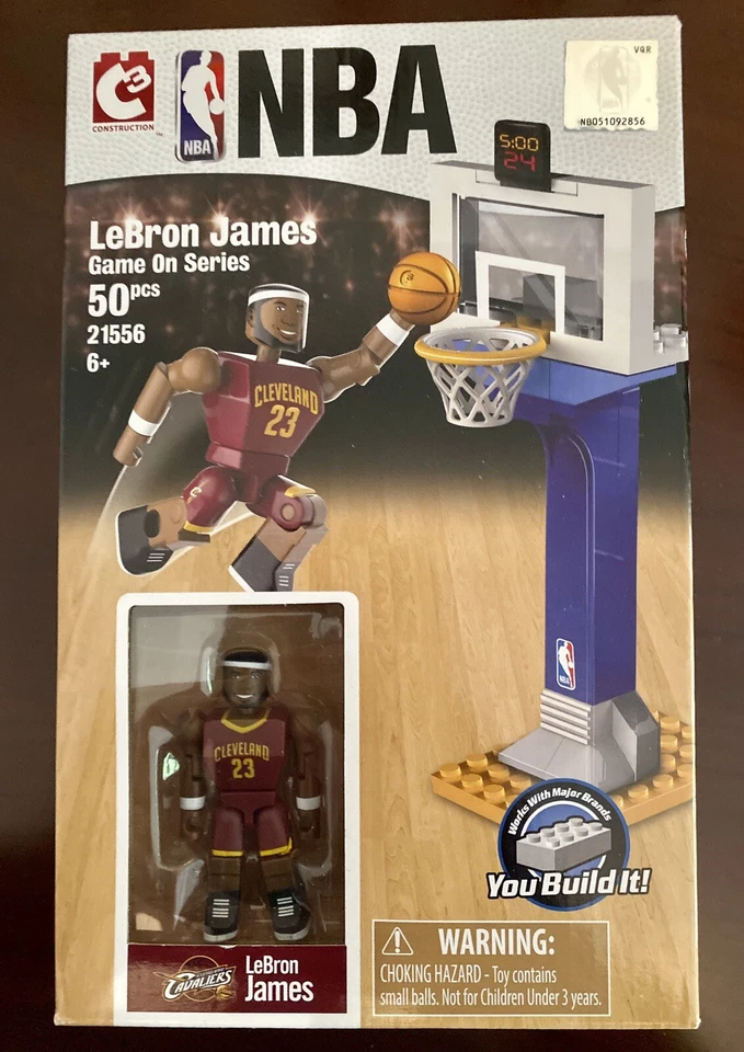 C3 Construction NBA Game on series /LeBron James mini figure -Free Shipping - Image 1 of 3