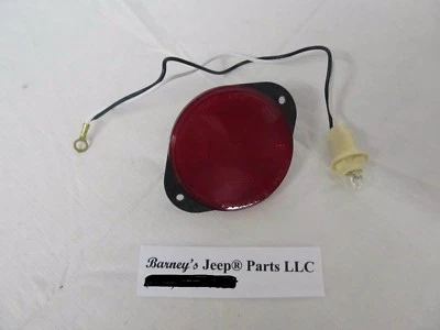FITS JEEP SIDE SPARE TIRE MARKER LAMP WITH PIG TAIL & BULB 1970 - 1983 CJ5 CJ6  - Image 1 of 4