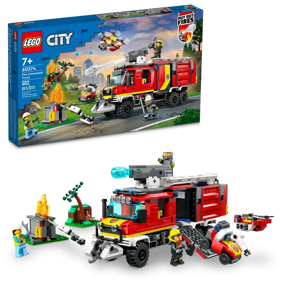 LEGO CITY: Fire Command Truck (60374)