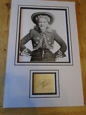 Betty Hutton Genuine Signed Authentic Autograph - UACC / AFTAL.