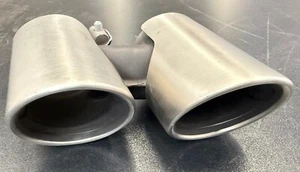 Porsche 991.1 Carrera Left Hand Exhaust Tail Pipe Trim Tip - 99111136103 - Picture 1 of 12