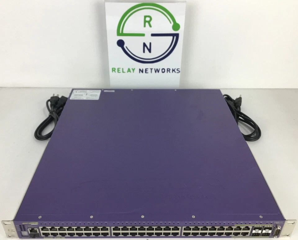 Extreme Networks 16301 Summit X480-48T 2x 10925 Power 1x 16312 VIM2-10G Adv Edge - Image 1 of 4