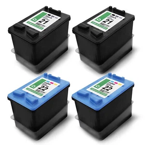 4x Eurotone Patrone 2+2 für HP DeskJet fü350 fü2224 fü4140 3920 D-1430 D-1455 - Bild 1 von 4