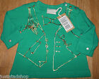 Diesel baby boy t-shirt  top size 0-3 m BNWT designer green  gold print