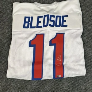 NFL New England Patriots ๐ QB DREW BLEDSOE AUTOGRAPHED JERSEY TRISTAR COA - Picture 1 of 4