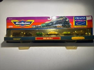 Iron Man No. 1 Train 1989 Micro Machines Vintage Flatbed Ore Tank Caboose New - Picture 1 of 15