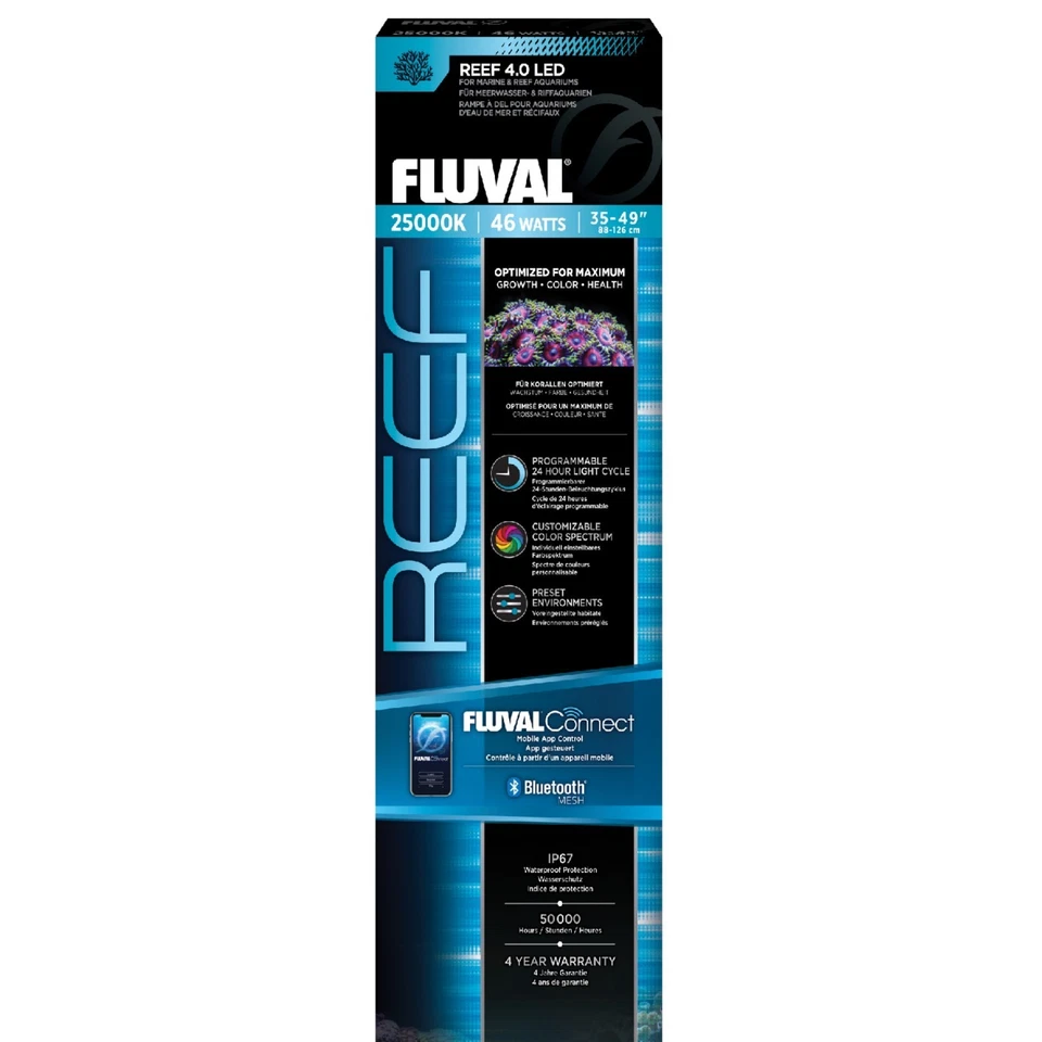Éclairage aquarium aquarium Fluval Sea Reef 4.0 LED 46W - Photo 1/1