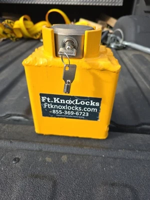 Ft. Knox Locks Atwood Bulldog Coupler/Hitch Trailer Lock Complete, Never Used - Image 1 of 4