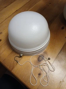 Domed Wired Utility Ceiling Light - Picture 1 of 4