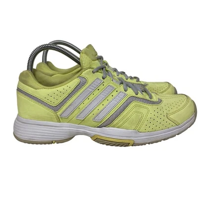 Adidas Barricade Court Yellow Leather Sneakers Shoes Size 9 - Image 1 of 4