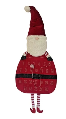 Pottery Barn Kids Santa  and Candy Cane Advent Calendar 58" - Image 1 of 4