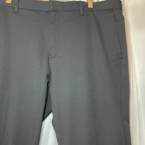 Ministry of Supply Mens Flat Front Performance Chino Pants Stretch Size 39 Black - Picture 1 of 7