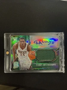 2013-14 Spectra Giannis Antetokounmpo #120 RC Jersey Patch Auto RPA - Picture 1 of 2