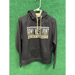 West Point - Military Academy - ARMY Black & Gold Hoodie Sweatshirt Sz M UNISEX - Picture 1 of 6