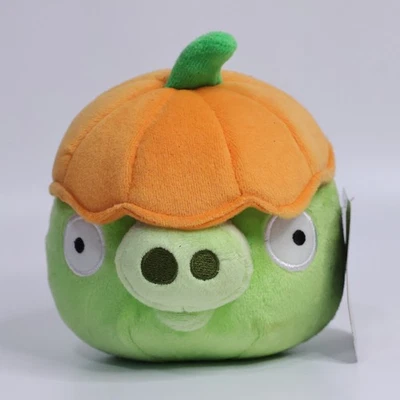 NWT Angry Birds Seasons Halloween Pumpkin Pig Plush | 5" 2011 CWT HK-86 - Image 1 of 4