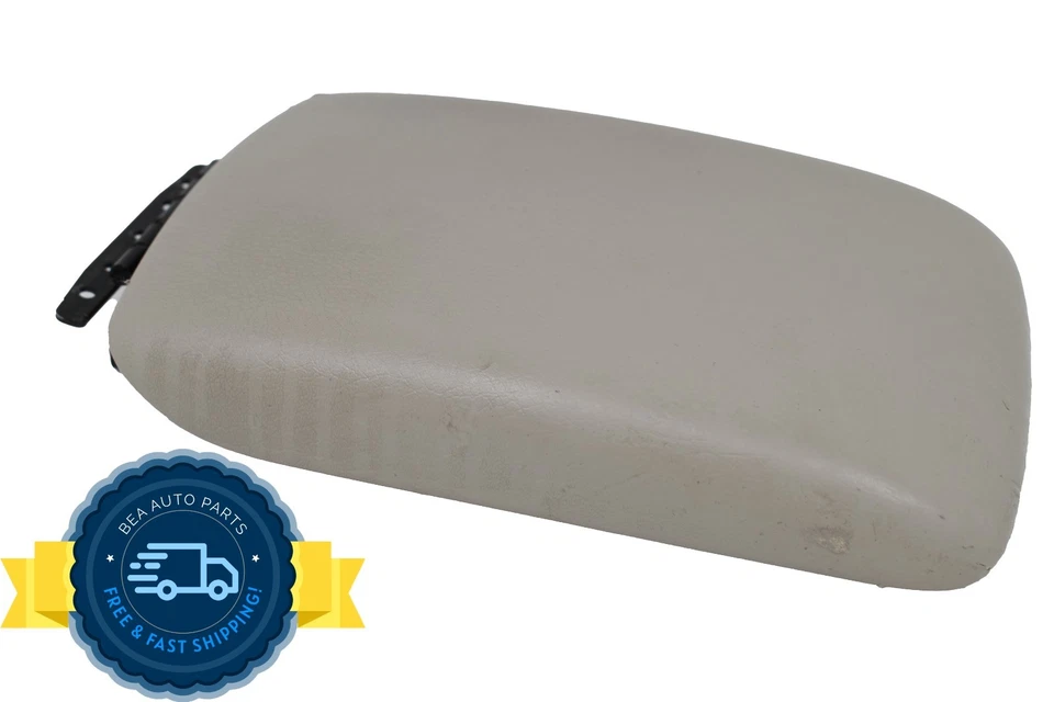 Subaru Outback 2005-2009 consola central beige vinilo reposabrazos tapa OEM Foto 1 de 4