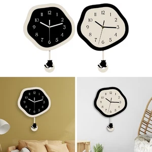 Cat Wall Clock Decor Mute Versatile Cute Fashion Creative Gift Minimalist - Picture 1 of 13