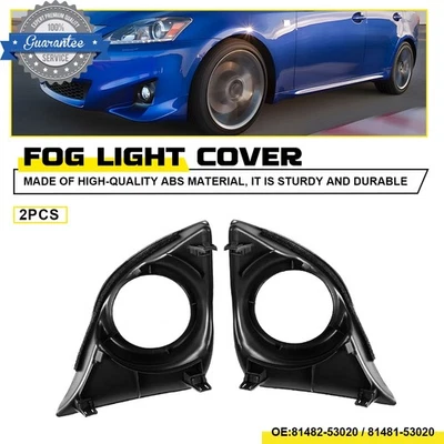 2X Cubierta de luz antiniebla lateral del conductor y del pasajero para Lexus IS250 IS350 2011-2013 Foto 1 de 4