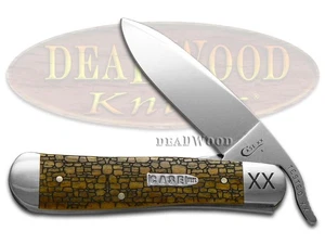Case xx Russlock Knife Stone Wall Antique Bone 1/500 Stainless Pocket Knives - Picture 1 of 4