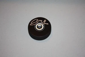 BUFFALO SABRES DANNY GARE Autographed SIGNED BLACK SABRES PUCK - Picture 1 of 2