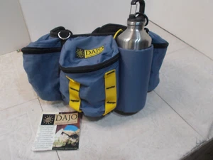 Dajo Adventure Gear Blue Waist Pack w/Water Bottle Fanny Belt Bag Hiking Cycling - Picture 1 of 6