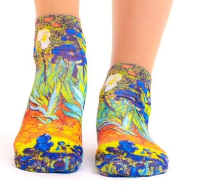 Damen WIGGLESTEPS Sneaker - ONE SIZE (Gr. 36/40) Motiv: 03989 - van Gogh Iris - Bild 1 von 4