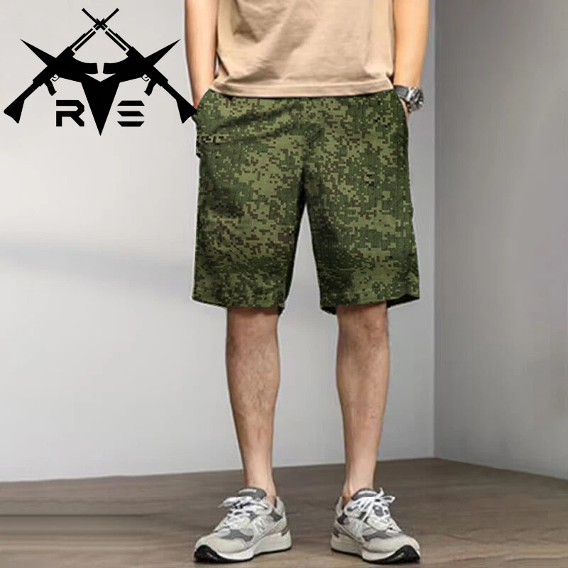 Desert Tiger Pattern MC Camo Shorts Men's Summer Loose Cargo pants - Image 1 of 4