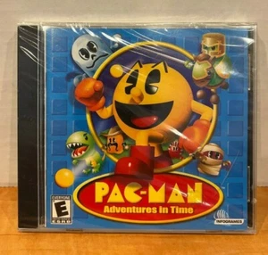 Pac-Man Adventures In Time PC CD-ROM Hasbro Infogrames 2000 Windows Vintage Game - Picture 1 of 2