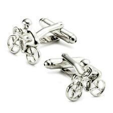 BIKE RIDER CUFFLINKS Bicycle Riding Touring Cyclist Sport Cycling NEW w GIFT BAG