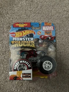 Target IRON MAN Exclusive Deco Hot Wheels Monster Trucks 2020 Vehicles - Picture 1 of 3