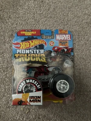 Target IRON MAN Exclusive Deco Hot Wheels Monster Trucks 2020 Vehicles - Image 1 of 3