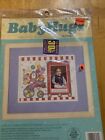 Sunset Vtg Baby Hugs Circus Party Photo Frame Counted Cross Stitch Kit 1991 C3