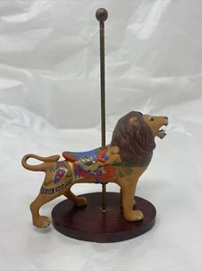 Vintage Franklin Mint Die Schatzkammer der Karussellkunst Löwe von William Manns 1988 - Bild 1 von 12