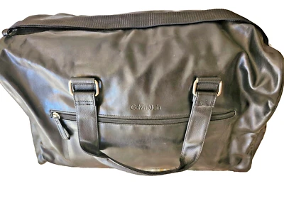 calvin klein travel bag black w/ adjustable shoulder strap  Father's Day - Image 1 of 4