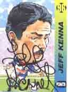 Jeff Kenna - Blackburn - Signed Trading Card - COA - (3453)