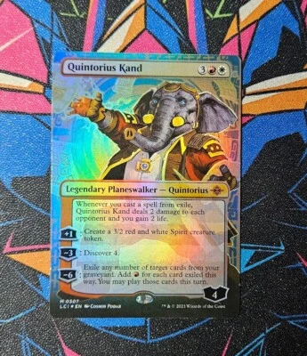 Quintorius Kand NM Borderless MTG Lost Caverns of Ixalan Unplayed Magic  307 LCI - Image 1 of 2