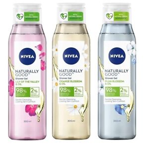 Nivea Naturally Good Body Wash, 98% Natural Origin Ingredients Shower Gel 300 ml