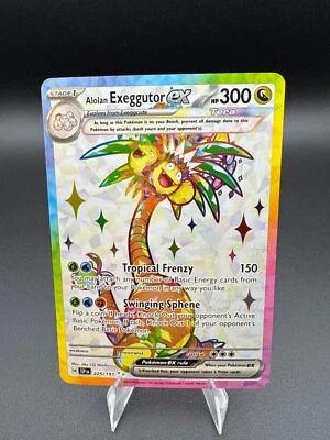 Alolan Exeggutor ex 225/191 Sv08: Surging Sparks Holo - Image 1 of 2