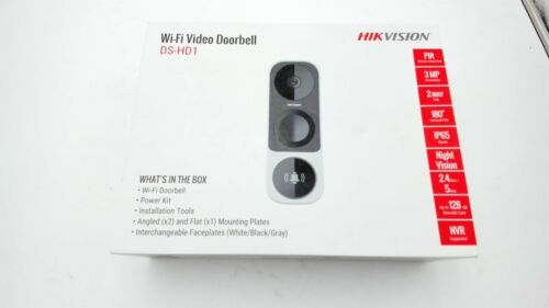DS-HD1 Hikvision USA original 3 mégapixels HD WiFi vidéo sonnette intelligente